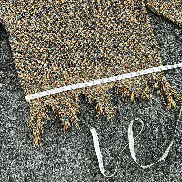 leani • rainbow distressed hem sweater size small - Picture 8 of 10